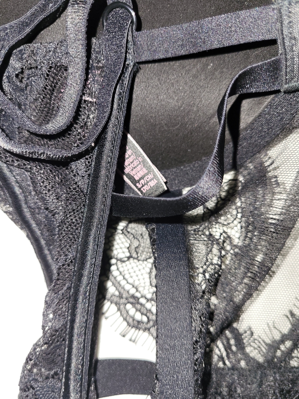 Victoria's Secret Black Lace Bustier Bodysuit - Picture 3 of 3